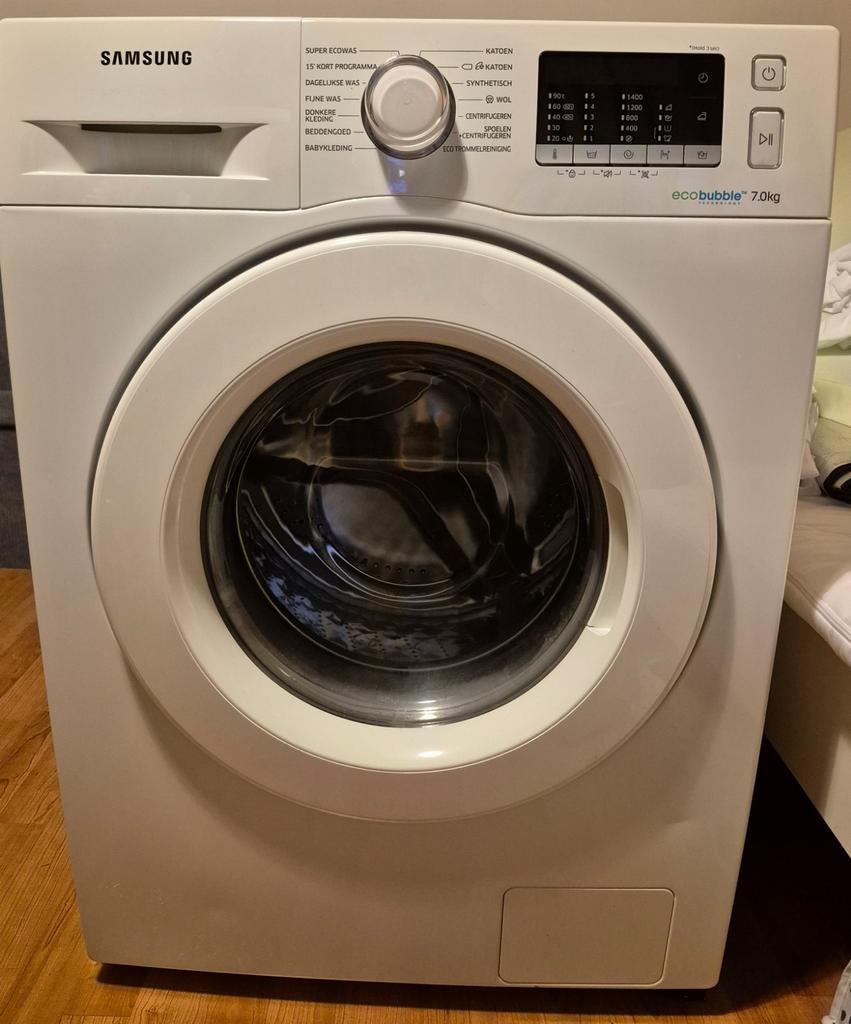 Samsung EcoBubble 7kg / 1400 Toeren Wasmachine, Witgoed en Apparatuur, Wasmachines, Ophalen, Zo goed als nieuw, Voorlader, Energieklasse A of zuiniger