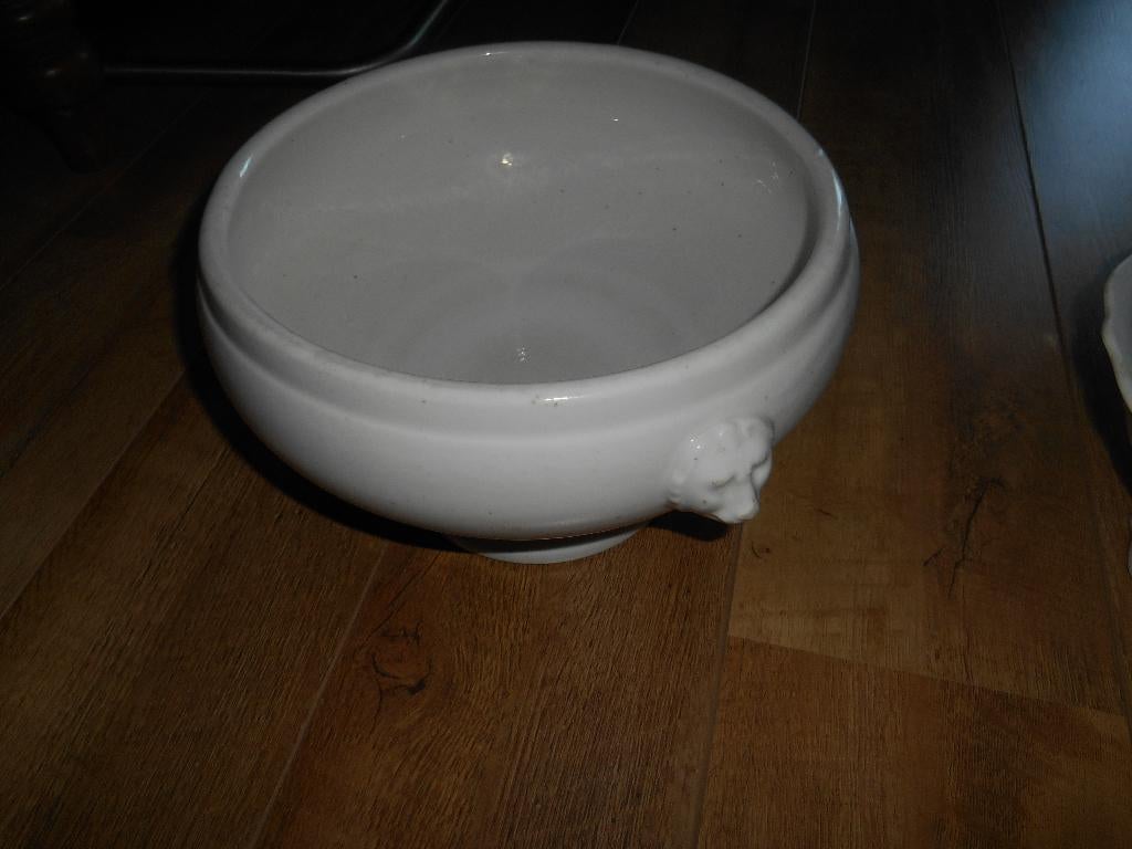 grote antieke zware kom voor allerlei dingen 28 cm doorsnee, Ophalen of Verzenden