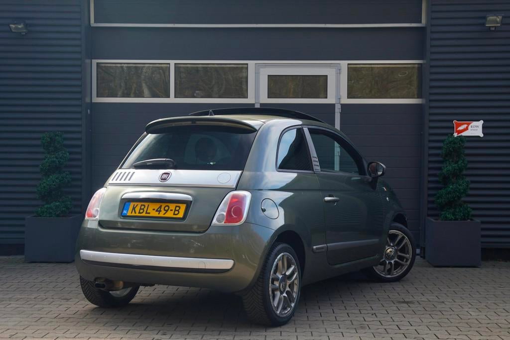 Fiat 500 1.2 Lounge "By Diesel" PANO INTERSCOPE AUDIO LEDER, Auto's, Gebruikt, 4 cilinders, 840 kg, 4 stoelen