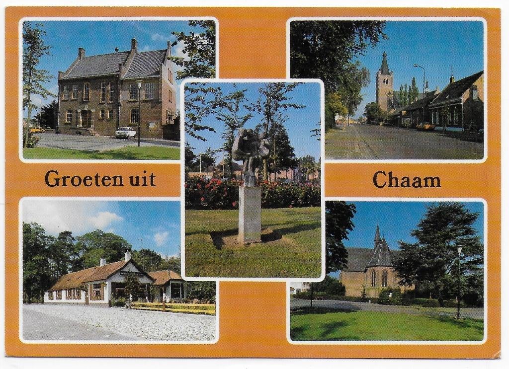 Chaam Gelopen Ansichtkaart ( B6129), Ophalen of Verzenden, 1980 tot heden, Gelopen