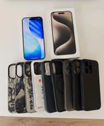 iPhone 15 pro 256gb natural titanium, Telecommunicatie, Mobiele telefoons | Apple iPhone, 256 GB, 89 %, Ophalen of Verzenden, Zo goed als nieuw