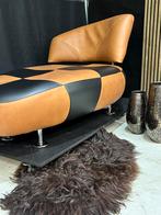 Leolux Kikko fauteuil in Rancho leer - Zo goed als nieuw, Ophalen, Leolux, 100 tot 125 cm, .