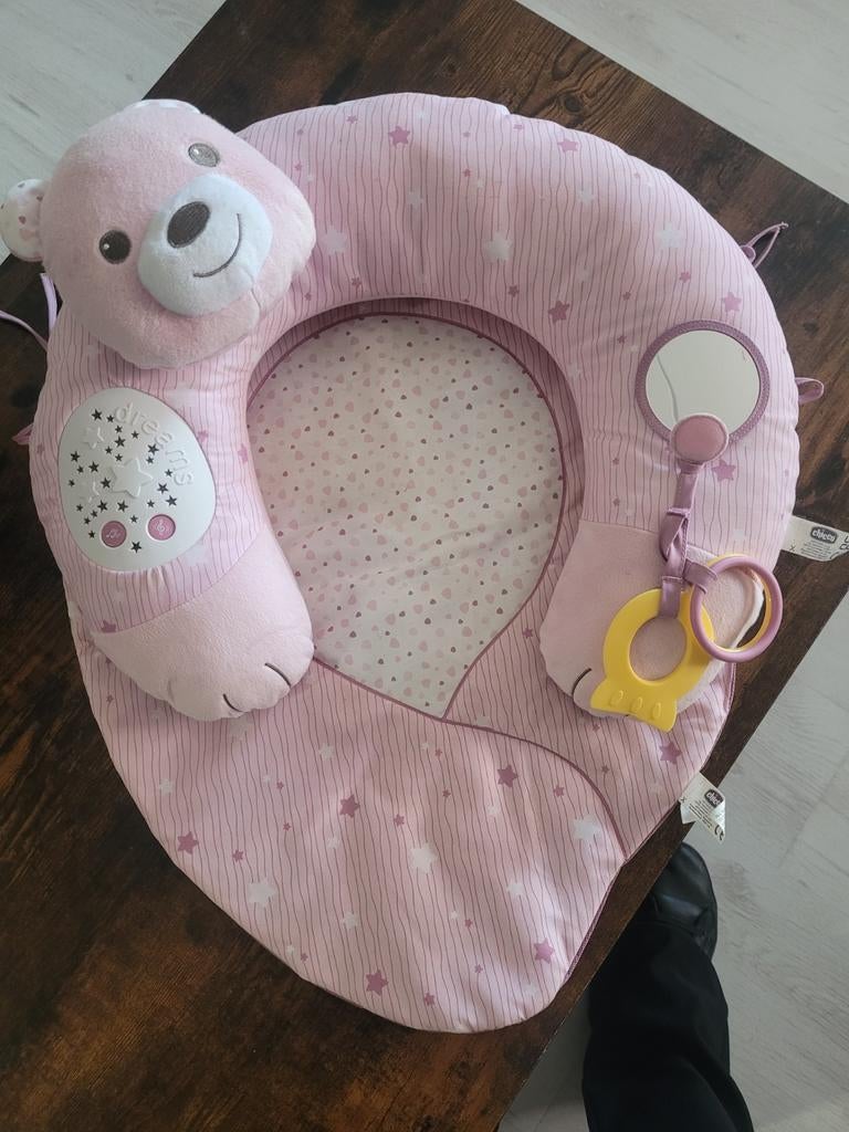 Roze baby speelkleed met beer en licht, Ophalen of Verzenden