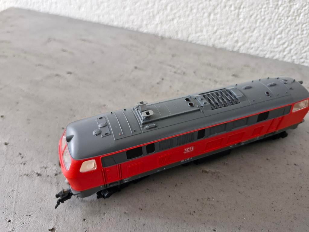 Fleischmann DB218 met ESU decoder - Goede staat, Verzenden