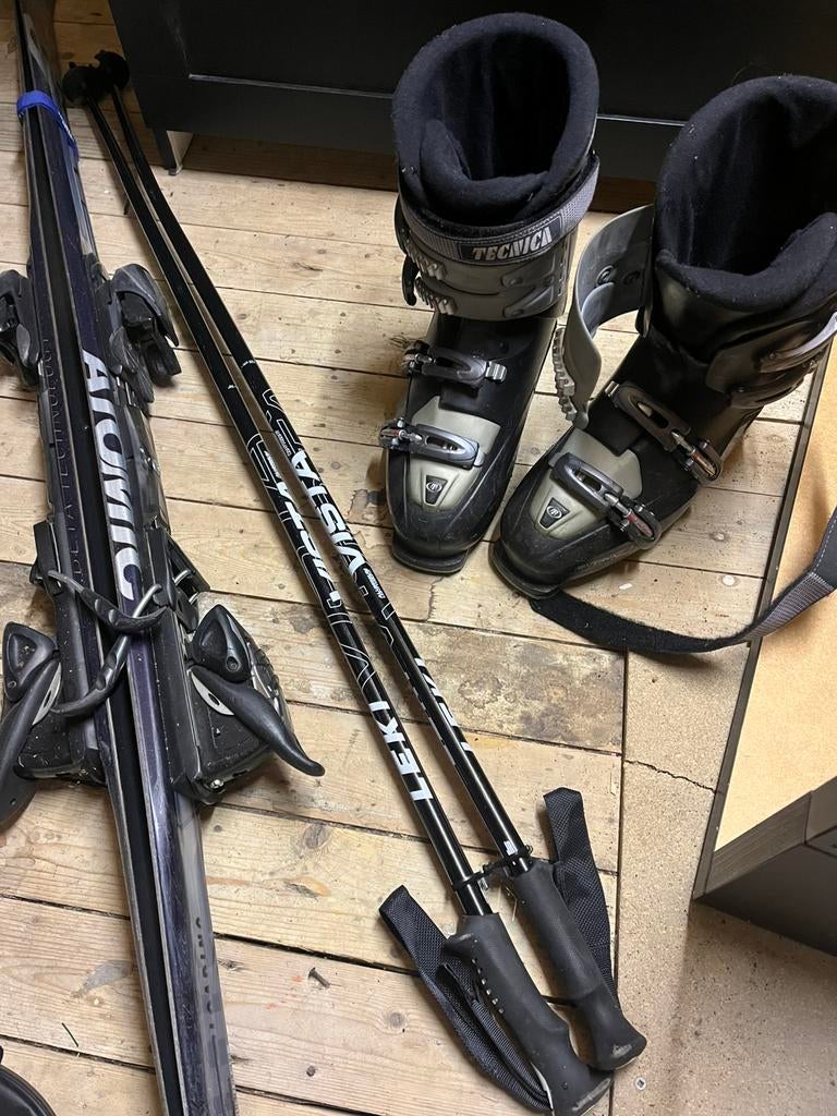 Ski set, Ophalen, Gebruikt, 160 tot 180 cm, Schoenen
