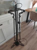 Vintage design lampenvoet zwart metaal art nouveau stijl, Ophalen, Sierlijk/ vintage/ art nouveau stijl / klassiek / design, 100 tot 150 cm