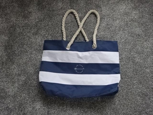 Isabel Bernard (strand) tas / marineblauw - wit, Sieraden, Tassen en Uiterlijk, Tassen | Damestassen, Ophalen of Verzenden, Nieuw