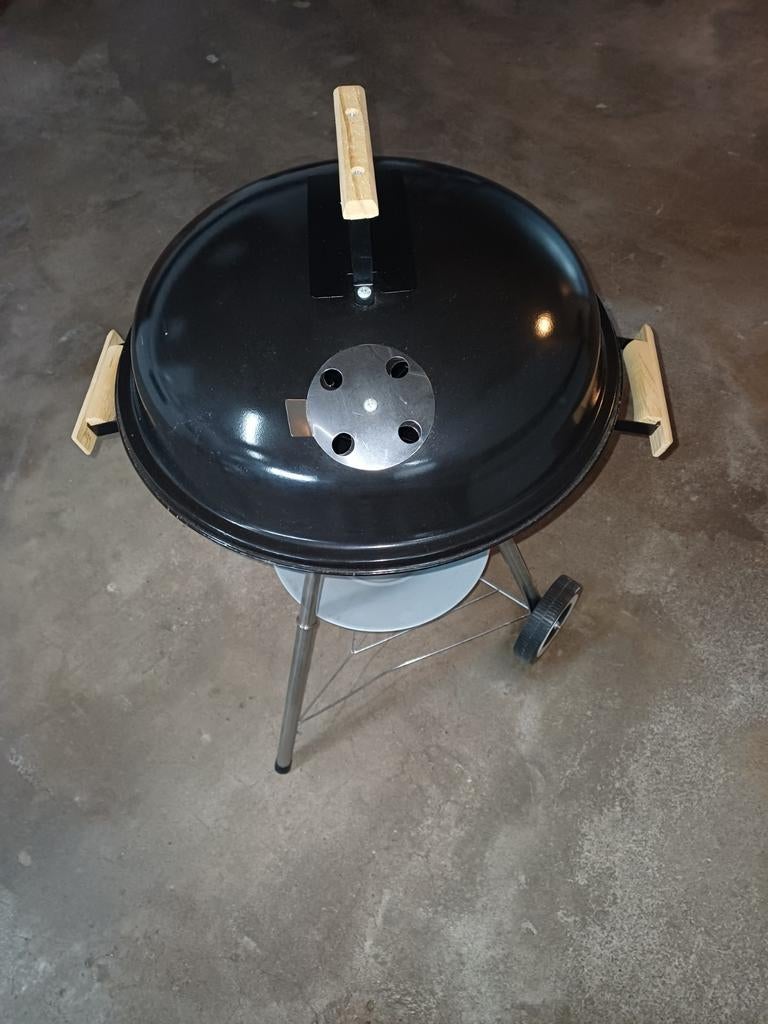 Nieuwe Barbecue op wielen rooster 40cm met nieuwe grilklem, Ophalen, Nieuw, Onbekend