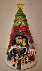 Prachtig kerst tafereel met Minnie.mickey.knabbel en babbel, Ophalen of Verzenden, Mickey Mouse, Beeldje of Figuurtje