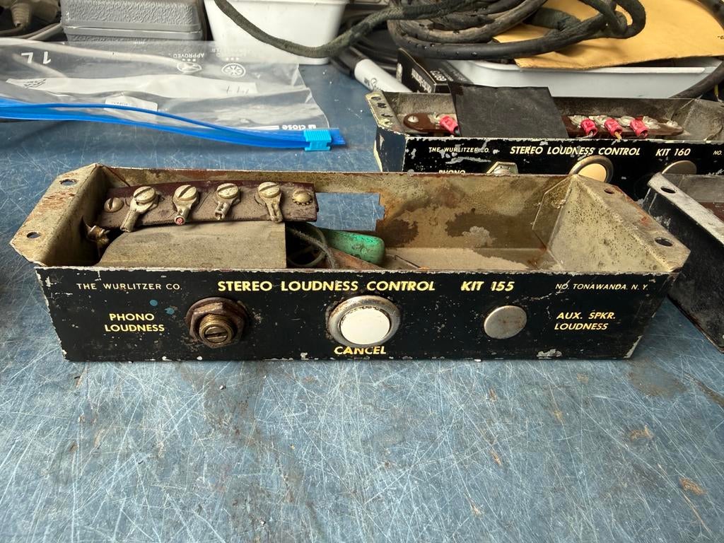 Stereo volume control Wurlitzer kit 155 en kit 160, Ophalen, Zo goed als nieuw, Voor 1950, Wurlitzer