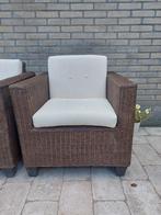 Set robuuste loungestoelen met kussens, Ophalen of Verzenden