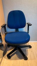 Ergonomische bureaustoel merk RH, Ophalen, Gebruikt, Blauw, Bureaustoel