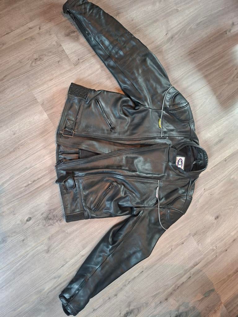 Leren motorjas merk Osx maat 48, Motoren, Ophalen of Verzenden