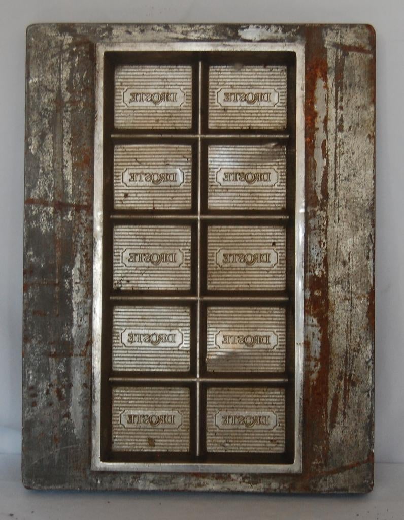 Fraaie oude Droste chocolademal voor tabletten, Antiek en Kunst, Ophalen of Verzenden