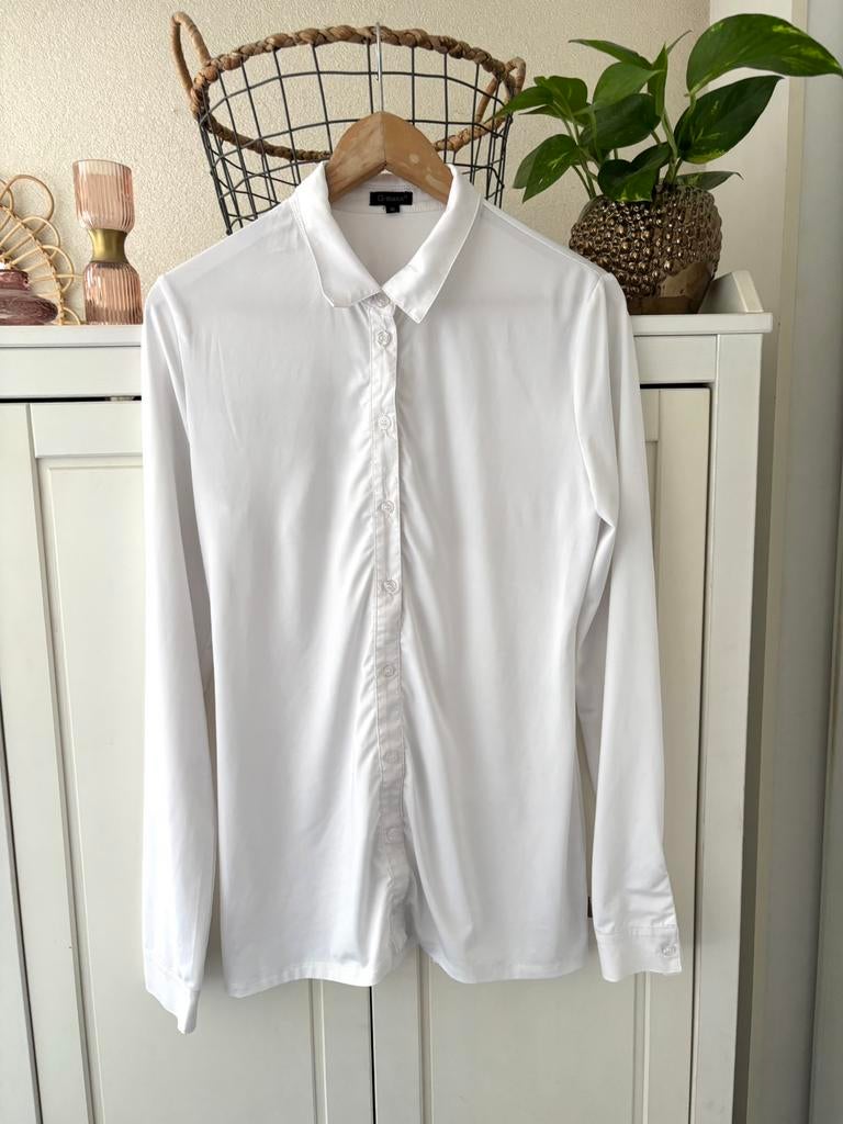 G-Maxx travelstof blouse maat xl, Ophalen of Verzenden, Zo goed als nieuw, Maat 42/44 (L), Wit
