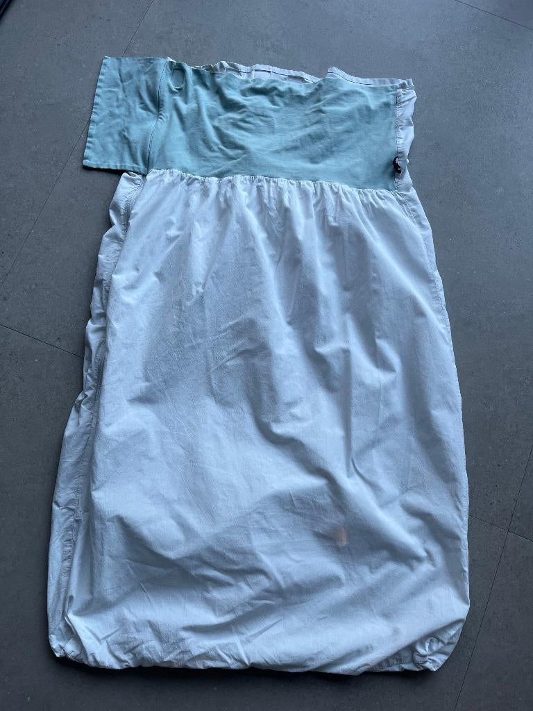 Fedde en Kees Nunki ledikantlaken 60x120 mint groen, Kinderen en Baby's, Ophalen of Verzenden, Zo goed als nieuw, 100 cm of meer