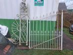 Stijlvolle massief smeedijzeren hekwerk, Ophalen, Met poort, Gebruikt, Sierhekwerk
