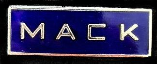 Mack pin- donkerblauw emaille, Verzenden, Nieuw, Transport, Speldje of Pin