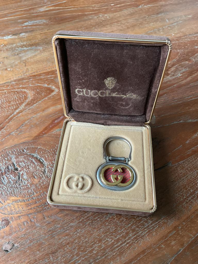 Originele Gucci Interlocking G Sherry Sleutelhanger, Verzamelen, Sleutelhangers, Ophalen of Verzenden, Nieuw, Merk