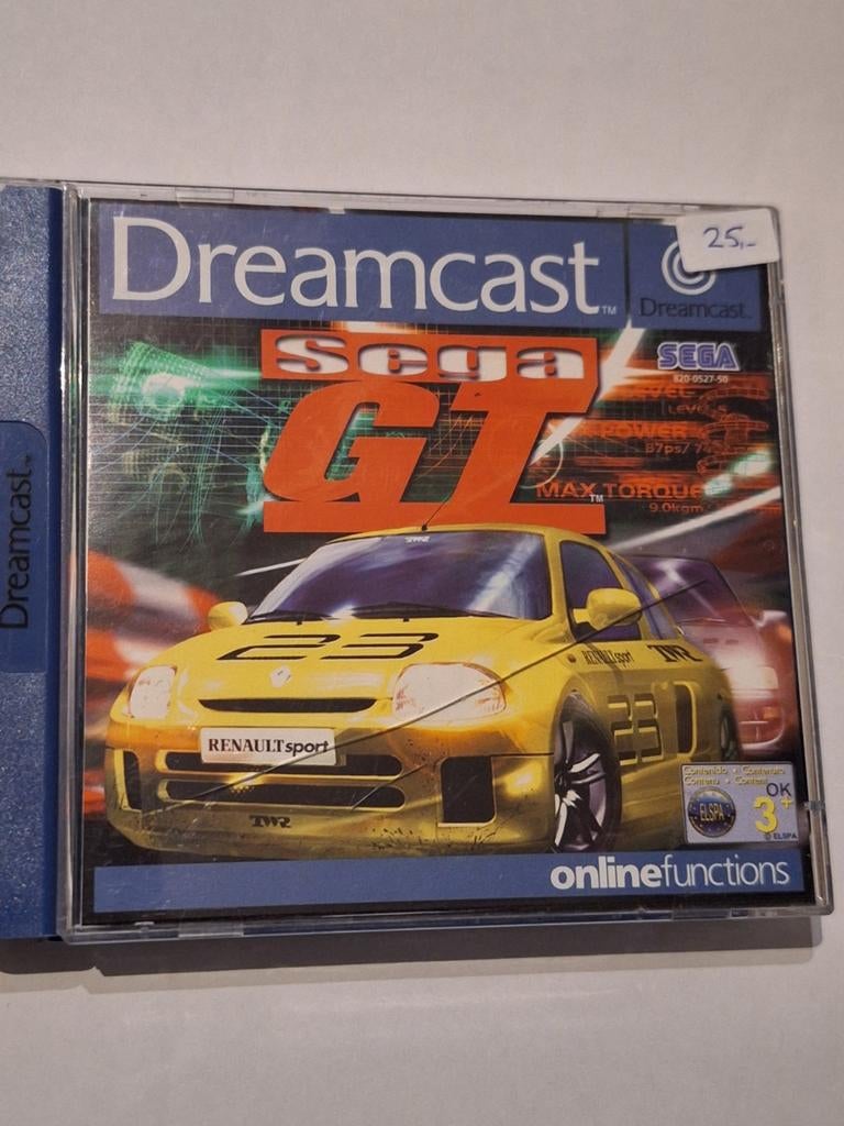Sega GT - Sega Dreamcast PAL - Case gebroken, Ophalen of Verzenden, Gebruikt, Racen en Vliegen, Saturn of Dreamcast