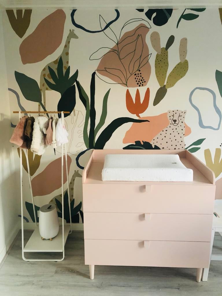 Roze Petite Amélie commode Étoile incl. bladvergroter, Ophalen, 50 tot 70 cm, Zo goed als nieuw, 75 tot 100 cm