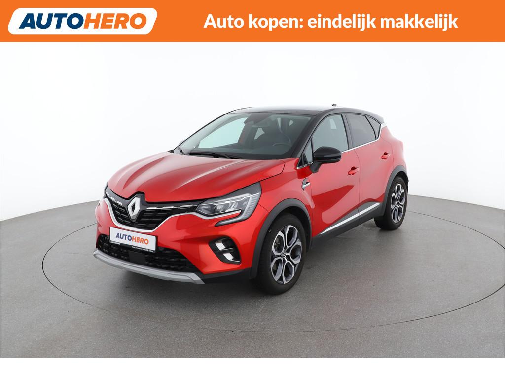 Renault Captur 1.6 E-Tech Hybrid 145 Intens |SX03907|, Gebruikt, Leder en Stof, Bedrijf, Hybride Elektrisch/Benzine