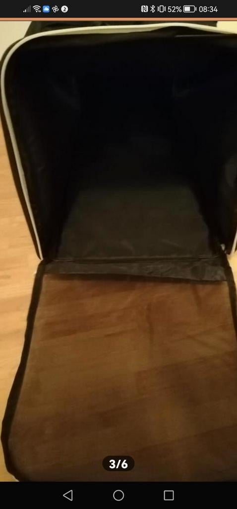 Reistas voor kat of ander klein huisdier, Ophalen