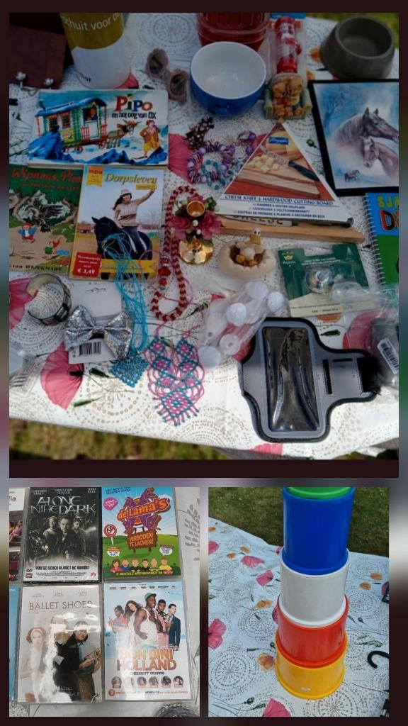 rommelmarkt spullen te koop, Ophalen, Gebruikt