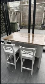 IKEA Keuken eiland incl. 2 stoelen, Ophalen of Verzenden