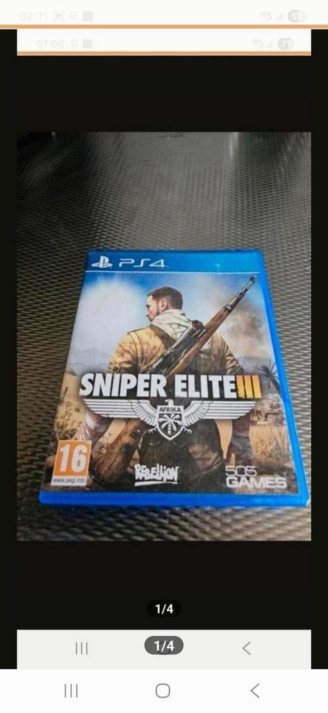 Sniper Elite 3 PS4 - Schietspel voor PlayStation 4, Online, Gebruikt, Shooter, 1 speler