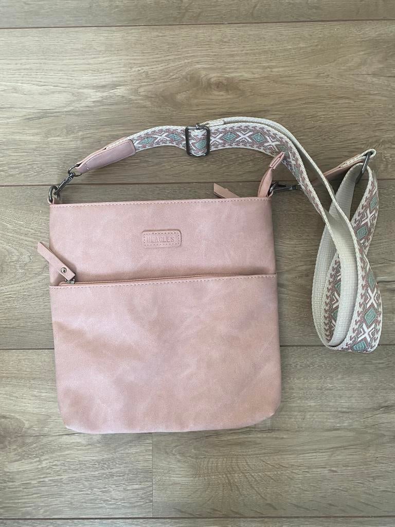 Beagles licht roze tas, Sieraden, Tassen en Uiterlijk, Tassen | Damestassen, Ophalen of Verzenden, Zo goed als nieuw, Roze, Schoudertasje