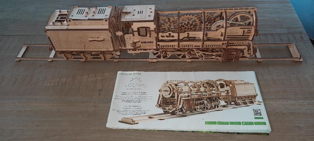 Ugears 460 Locomotief, Hobby en Vrije tijd, Overige merken, 1:32 tot 1:50, Overige typen, Ophalen of Verzenden