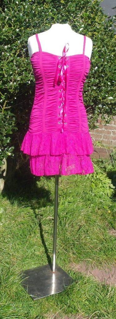 Gaaf roze jurkje mt M/L merk Luc Ce, Kleding | Dames, Maat 38/40 (M), ., Ophalen of Verzenden, Zo goed als nieuw