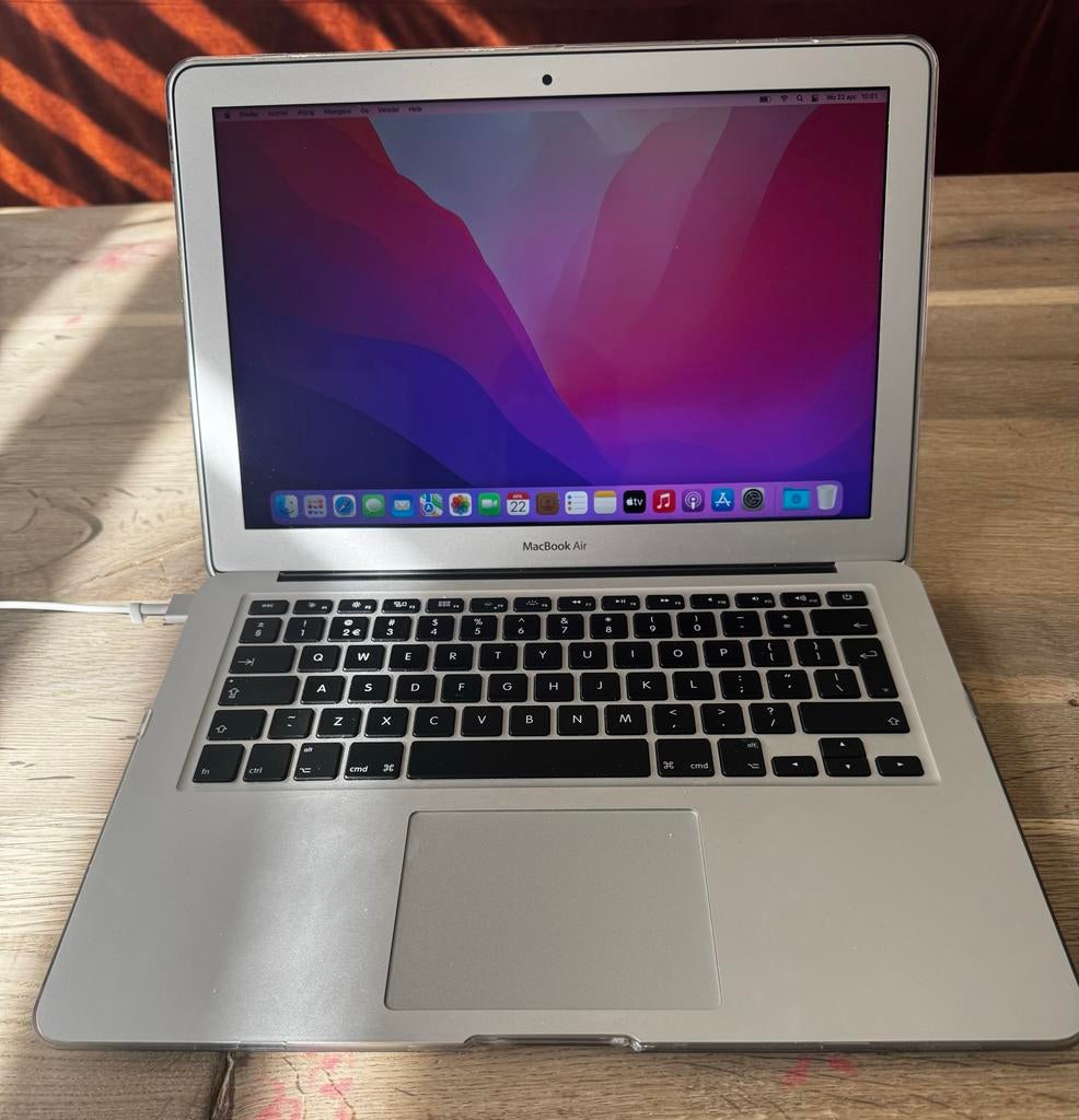 MacBook Air 13 inch (early 2015) - macOS Monterey, Computers en Software, Apple Macbooks, Gebruikt, Qwerty, 8 GB, 13 inch