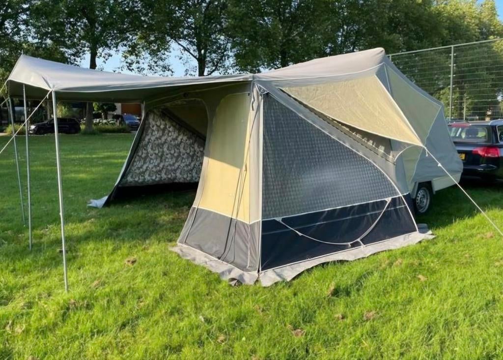 Snel op te zetten Camplet vouwwagen, Caravans en Kamperen, Ophalen, Gebruikt, Tot en met 4