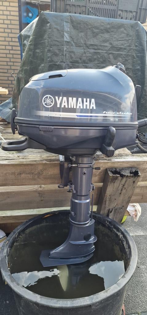 Yamaha 5pk 4-takt buitenboordmotor - Zo goed als nieuw, Watersport en Boten, Ophalen, Zo goed als nieuw, Benzine, 5 tot 10 pk