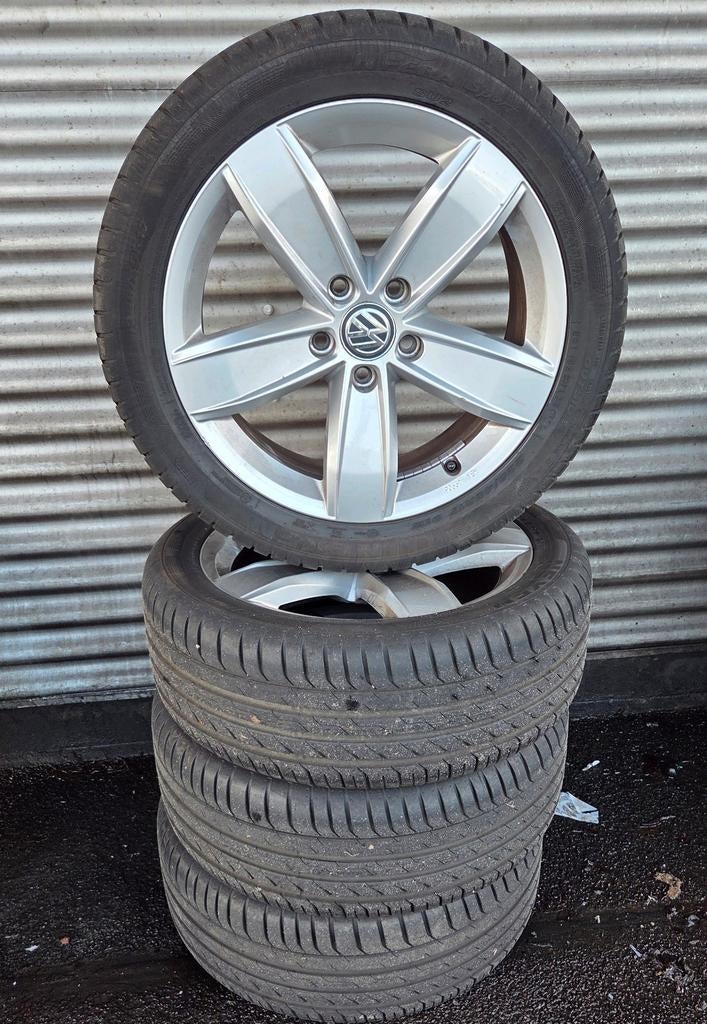 Volkswagen, 5x112, 225/45R17-zomerset, Ophalen, Nieuw, 17 inch, Band(en)