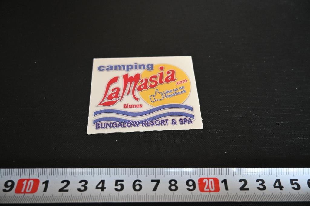 sticker Blanes Camping La Masia  Bungalow Resort & Spa, Ophalen, Zo goed als nieuw