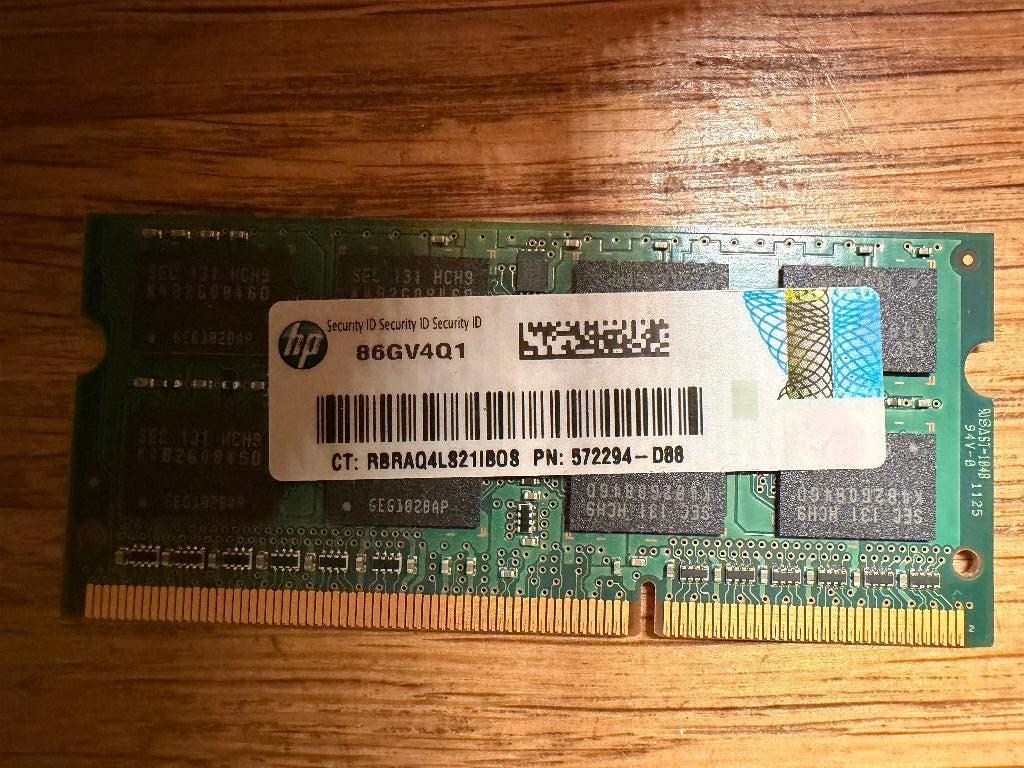 4GB DDR3 SO-DIMM Laptop Geheugen, 204 pins, 1333 MHz, DDR3, Ophalen of Verzenden, Zo goed als nieuw, Laptop