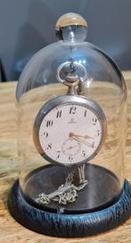 Omega zakhorloge zilver, Sieraden, Tassen en Uiterlijk, Horloges | Antiek, Ophalen of Verzenden, Zilver, Overige merken, Met ketting