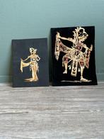 Indonesische (volks) kunst / pressed bamboo art, Ophalen of Verzenden