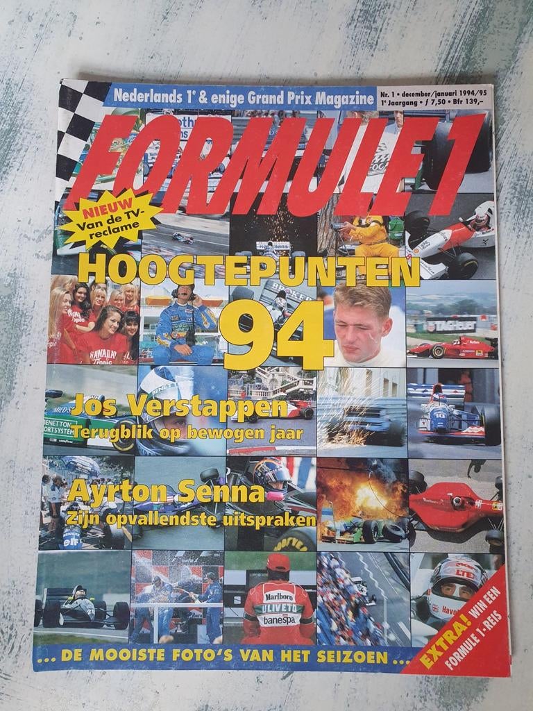 Formule 1 blad, 1e uitgave met Jos Verstappen verslag, Ophalen of Verzenden
