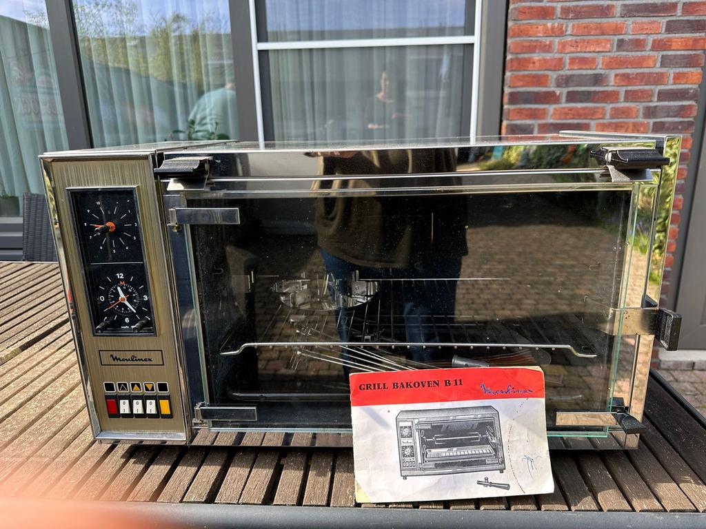 Moulinex oven met grill en bakplaat., Witgoed en Apparatuur, Ovens, Minder dan 45 cm, Gebruikt, Ophalen of Verzenden, Oven met grill