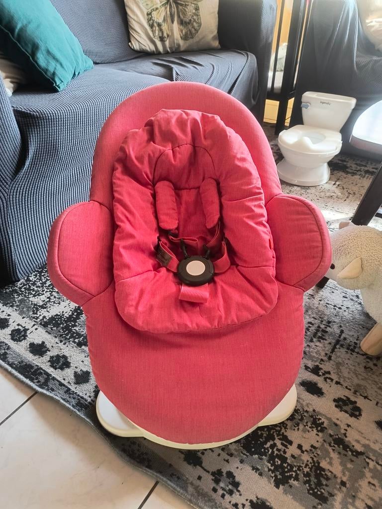 Stokke wipstoel met newborn inlay - 4 standen, Verstelbaar, Wipstoel, Zo goed als nieuw, Ophalen