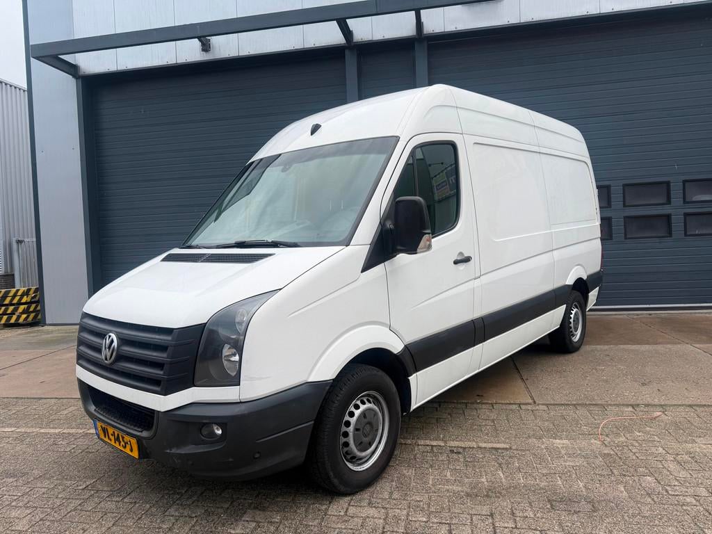 Volkswagen Crafter 35 2.0 TDI L2H2, Auto's, Bestelauto's, Euro 5, Gebruikt, Zwart, 4 cilinders