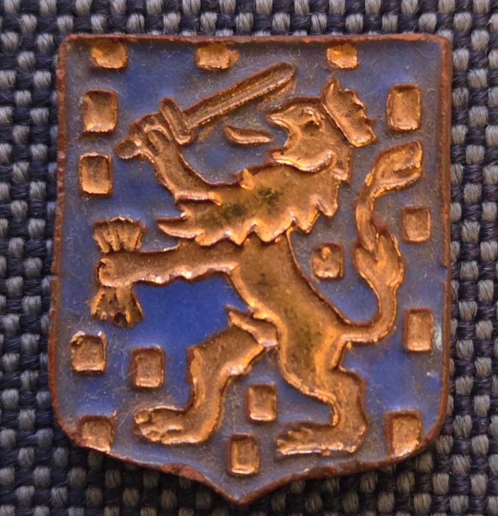 Cloisonne tegel Stamwapen Oranje Nassau, Ophalen of Verzenden, Gebruikt