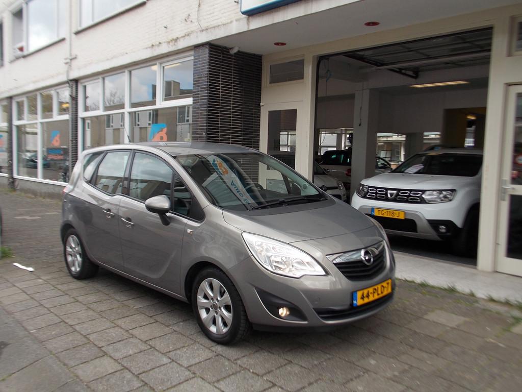 Opel Meriva 1.4 Turbo Edition AIRCO CRUISE NAVI TREKHAAK, Voorwielaandrijving, Euro 5, Stof, Gebruikt