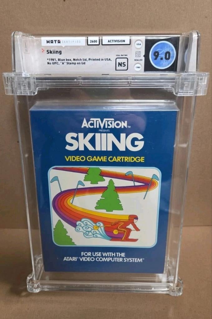 Activision Skiing Atari 2600 - Wata 9.0, Spelcomputers en Games, Spelcomputers | Atari, Ophalen of Verzenden, Nieuw, Met 1 controller