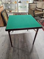 Inklapbare kaarttafel met groen blad, Ophalen of Verzenden, Nvt, Nvt, Nvt