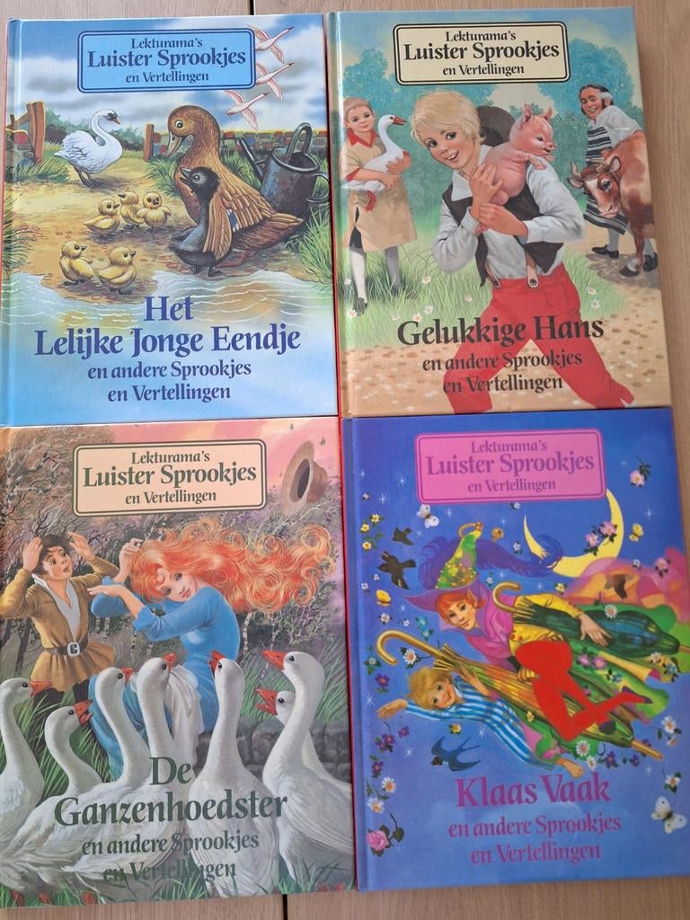 Lekturama's Luister Sprookjes en Vertellingen - 4 boeken, Boeken, Sprookjes en Fabels, Ophalen of Verzenden, Zo goed als nieuw